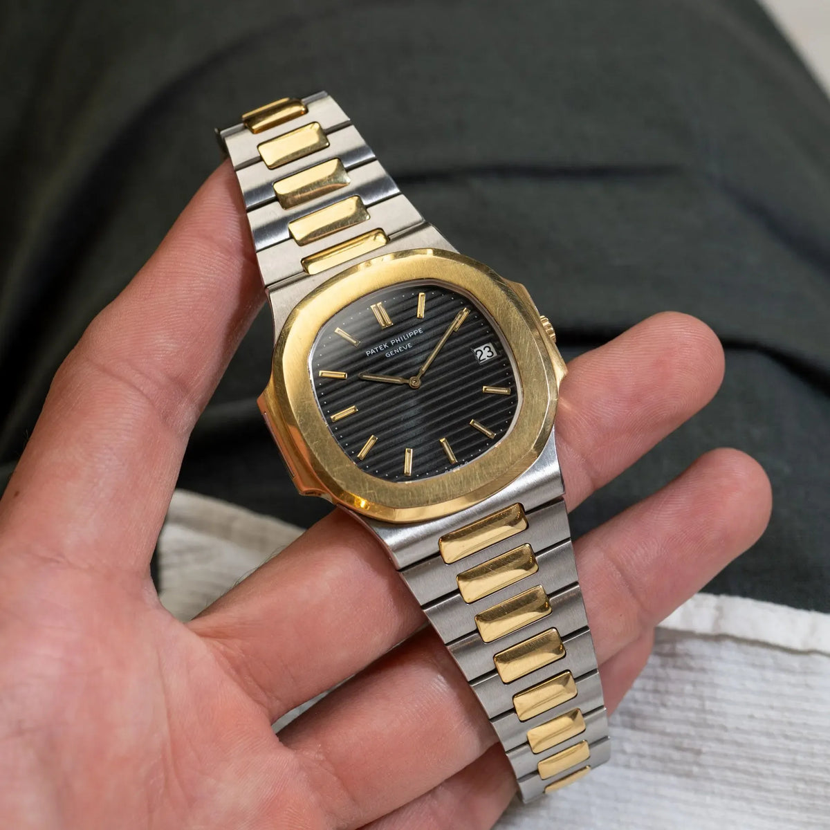 Patek Philippe Nautilus Two-Tone Jumbo
